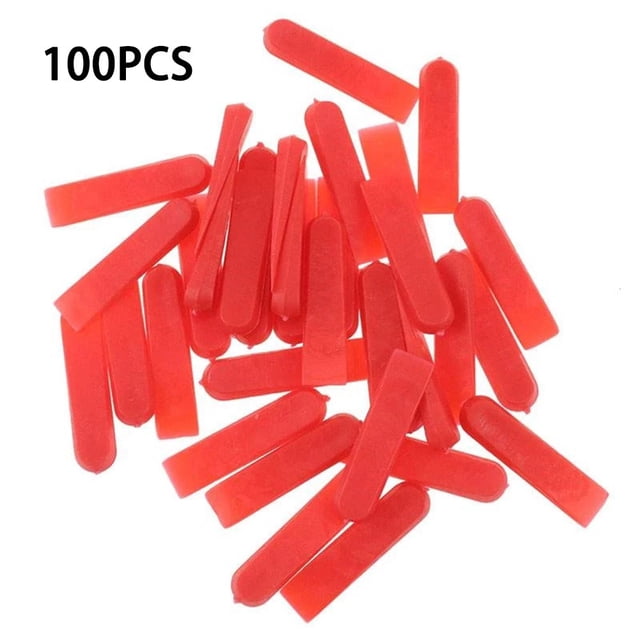 Chendee 100 Pcs Entretoises de Carreaux en Plastique Clips de Positionnement Réutilisables Outil de Carrelage Mural