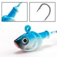 thumbnail image 2 of Dr.Fish 10pcs Swimbait Jig Heads Flat Jigs 3D Eyes High Carbon Steel Hooks Saltwater, 2 of 9