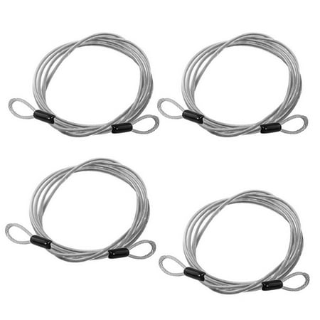 

4Pcs 2M Durable Steel Long Roll of 50 Meters Hard Sturdy Steel Wire Rope
