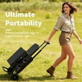 thumbnail image 3 of Hvoonc Portable Propane Gas Grill,17000BTUs Foldable Barbecue Grill with 2-Burner,Outdoor Grill for Backyard, Camping and Picnics,Black, 3 of 10