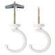 thumbnail image 1 of Ganchos de techo Aidoclip, 2 piezas, resistentes para colgar plantas, 1 of 7