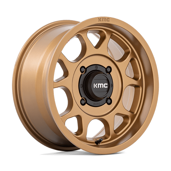 KMC Powersports Cast Aluminum Rim KS137 15X7 4X156 M-BRNZ 10MM, KS137ZX15704410