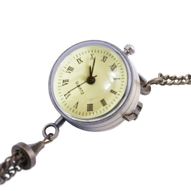 matoen ersonality Pocket Watch Round Glass Ball Retro Roman Scale 40. Pocket Watch