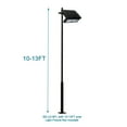thumbnail image 6 of Outdoor Universal Light Post Pole 2.5–13 ft – Adjustable Black Metal Lamp Post with Metal Rebar Cage, Heavy-Duty Outdoor Street Yard Lighting Support, 6 of 10
