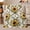 Vintage Sunflower Botanical Pattern, variant on Sunflower Gingham Patchwork On Beige Sofa Cheerful Rustic Flannel Blanket For Flower Lovers Cozy Home Decor In Living Room Bedroom Halloween Gift