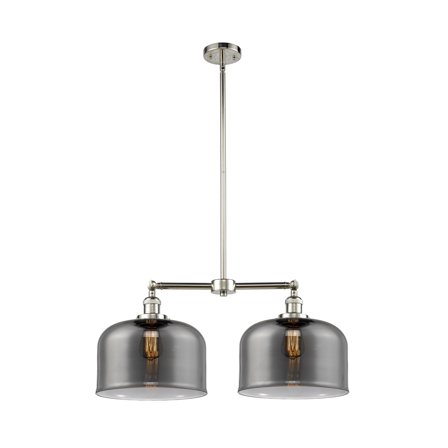 Innovations 2-LT LED X-Large Bell 22" Chandelier - Polished Nickel - 209-PN-G73-L-LED