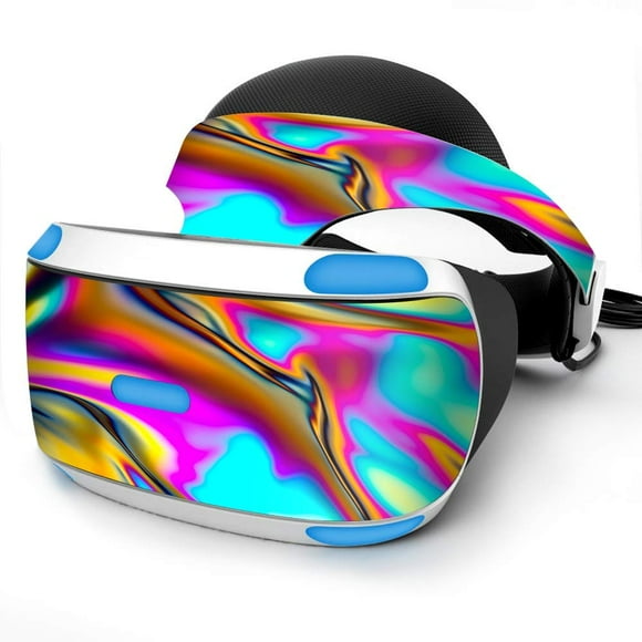 VR Headset Skin Decal Vinyl Wrap - Oil Slick Resin Iridium Glass Colors