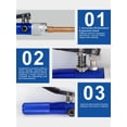 thumbnail image 4 of AMZCNC Hydraulic Tube Expander Compact Swaging Tool Kit with Tube Cutter, Deburring Tool and 7 Expander Heads for 3/8 to 1-1/8 Inches Copper Pipes HVAC Expander Tools (3/8&acirc;&#, 4 of 7
