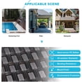 thumbnail image 5 of Gotland Outdoor Patio Furniture Set 14 Pieces Sectional Rattan Sofa Set PE Rattan Wicker Patio Conversation Set with Seat Cushions and Tempered Glass Table,blue, 5 of 7