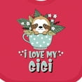 thumbnail image 4 of Inktastic Teacup Raccoon I Love My Gigi Boys or Girls Baby Bib, 4 of 4