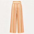 thumbnail image 6 of ClodeEU Women's High Waist Striped Wide Leg Pants,Casual Bohemian Vacation Flowy Trousers ,Women's Plus L, 6 of 8