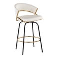 thumbnail image 4 of LumiSource Jie 26" Fixed-Height Counter Stool - Set of 2, 4 of 6