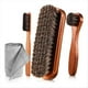 thumbnail image 1 of Kit 4 Cepillos para Lustrar Zapatos Crin Caballo, Aplicadores Abrillantador, Cepillos para Limpiar Zapatos , Cepillos para el Cuidado Botas, Cepillo Limpiador, 1 of 5