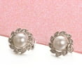 thumbnail image 2 of Yoursfs Pearl Clip on Earrings for Woman Non Pierced Ear White Gold Plated Clip on Wedding Earring Jewelry Gifts, 2 of 5