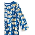 thumbnail image 3 of Wonder Nation Organic Cotton Baby Unisex Zip Front Footed Sleep N Play Pajamas, Sizes Preemie-6/9 Months, 3 of 3