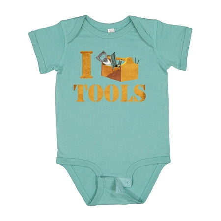 

Inktastic I Love Tools Gift Baby Boy or Baby Girl Bodysuit