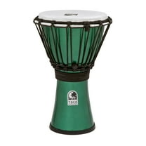 Toca TFCDJ-7MG 7 in. Freestyle Colorsound Djembe, Metallic Green