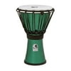 Toca 7 in. Freestyle Colorsound Djembe, Metallic Green