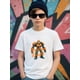 thumbnail image 2 of Boys Halloween Pumpkin Robot Graphic T-Shirt, Black Casual Style Halloween Shirts With Lantern Knight, Girls/Boys Fall Clothes, Round Neck Short Sleeve T-Shirt, Funny Fashion Design Kids Clothes Boy, 2 of 7