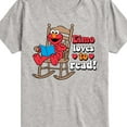 thumbnail image 3 of Sesame Street - Elmo Loves To Read - Toddler and Youth Short Sleeve Graphic T-Shirt, 3 of 5