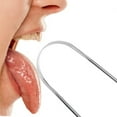 thumbnail image 5 of 3 Pcs Tongue Cleaner Tongue Scraper Stainless Steel U Shape Fresh Breath Care Scraper for Oral Care Reduce Bad Breath, 5 of 5