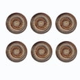 thumbnail image 2 of Round Placemats Set of 6, 15" Woven Table Mats, Non-Slip Heat-Resistant, Washable Dining Chargers, Kitchen Hot Pads, Farmhouse Décor, Wedding & Holiday Use(A), 2 of 7