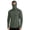 a01Army Green, variant on Men's UPF 50+ Sun Protection Hooded Shirt with Integrated Face Cover and Zip Pocket Long Sleeve Lightweight Rash Guard Shirts Black M