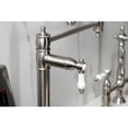 thumbnail image 4 of Kingston Brass KS3708BPL Bel-Air Deck Mount Pot Filler Faucet, Brushed Nickel, 4 of 8