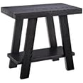 thumbnail image 1 of Table d'Appoint Contemporaine en Bois, Noir, 1 of 5