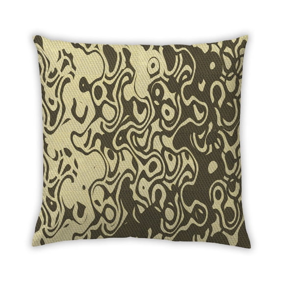 Ahgly Company Outdoor Square Contemporary Throw Pillow, 18 inch by 18 inch