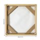 thumbnail image 4 of Marco de madera interior pintado 3D DIY Decoración para colgar en la pared Barras de estiramiento de arte para pintura al óleo, 40x40cm Scienceny LF0073-19B, 4 of 7