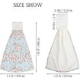 thumbnail image 3 of Hanging Towels 1 Pcs, Dish Towels Watercolor Pattern Roses Absorbent Hand Towels with Hanging Loop Washcloth for Bathroom Kitchen, 3 of 6
