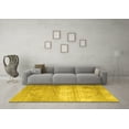 thumbnail image 3 of Ahgly Company Machine Washable Indoor Rectangle Persian Yellow Traditional Area Rugs, 5' x 7', 3 of 4