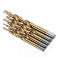 thumbnail image 2 of Titanium Coating Twist Step Drill Bits for Manual Pocket Hole Jig Master System 8-4/9-5/10-5/10-6/12-8mm Woodworking Tool, 2 of 4