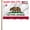 California Flag, variant on Utah State Flag Double Sided 3x5 Outdoor UT State Flag Heavy Duty 3 Ply with Durable Canvas Header and 2 Brass Grommets Vivid Colors