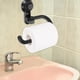 thumbnail image 3 of Dispensador de papel higiénico portátil con ventosa para baño, montaje en pared., 3 of 8