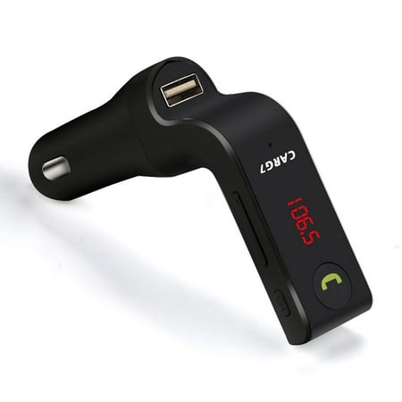 G7 Hands-free Bluetooth Car Kit FM Transmitter USB Charger Adapter MP3 (Best Aftermarket Bluetooth Car Kit)
