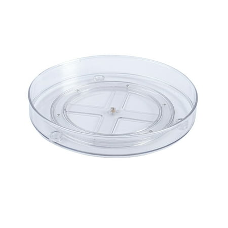 

Turntable Storage Bin Practical Plastic Storage Box of Tea Sweeteners and More Turntable Spice Rack for the Kitchen Cupboard