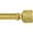 Gold, variant on Curtain Rods for Windows 18 to 37 Inch, 1 Inch Diameter Modern Adjustable Decorative Drapery Rods, Window Curtain Rod with Dumbbell Design Finials, Black with Gold edge Finishing, Size:18"-45"