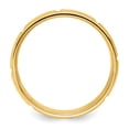 thumbnail image 2 of 14k Yellow Gold 6mm Standard Weight Comfort Fit Brushed Satin Grooved with Vertical Lines Wedding Band Size 11.5 YB110S, 2 of 3