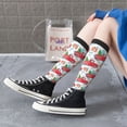 thumbnail image 5 of Sikiie Watercolor Red Truck And Fir Tree Knee Socks, High Socks Long Stretchy Sock Women Knee High Stocking, Long Socks for Women, 5 of 6