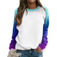 thumbnail image 2 of Vedolay Womens Tops Hoodies for Women Puff Long Sleeve Sweatshirts Crewneck Loose Tunic 2023 Pullover Tops,White M, 2 of 5