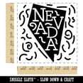 thumbnail image 2 of Nevada State with Text Swirls Square Rubber Stamp Stamping Scrapbooking Crafting - Medium 1.75in, 2 of 7