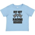 thumbnail image 3 of Inktastic My 1st Racing Season Checkered Flags Boys Baby T-Shirt, 3 of 5