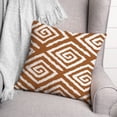 thumbnail image 3 of Creative Products Teracotta Swirls 18 x 18 Indoor / Outdoor Pillow, 3 of 3