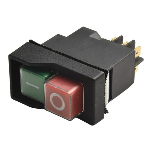 Pushbutton Switch for Kjd17 6Pin 18A 127V for Table Saw Replacement Part Fangkenuo