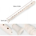 Recorder Instrument, 8 Holes High Pitch Soprano Recorder Detachable