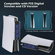 Cooling Fan for PS5 Quiet Cooler Fan with LED Light for PlayStation 5 Digital & Disc Edition Game Console-for PS5