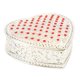 thumbnail image 2 of Caja De Baratijas Con Forma De Corazón, Joyero Con Forma De Corazón De Diamantes De Imitación, Organizador Pequeño De Baratijas Con Diseño Hueco, Para Almacenamiento, 2 of 7