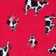 thumbnail image 3 of Pijama Leveret de algodón con estampado de vaca para niña y muñeca, 3 of 5